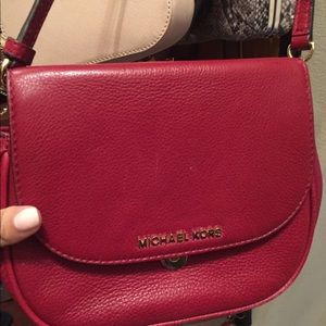 Red Michael Kors purse
